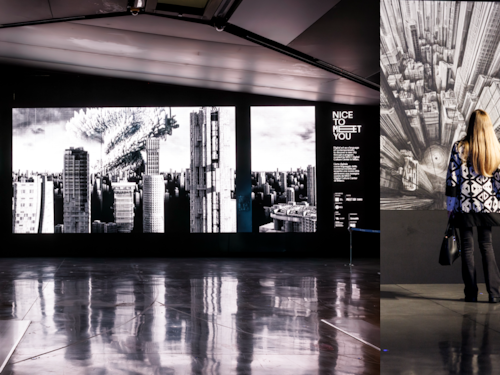 Uprise, l’arte digitale di Giampietro a Malpensa