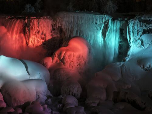 Niagara falls: uno spettacolo congelato