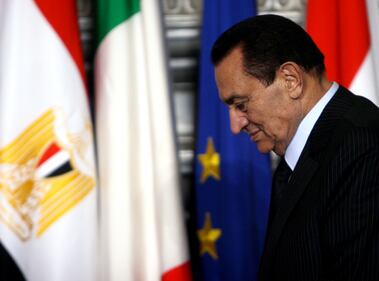 La vita del dittatore egiziano Hosni Mubarak 6