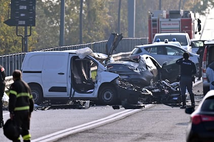 Le immagini dell'incidente di Bergamo: 2 morti e un ferito gravissimo 5