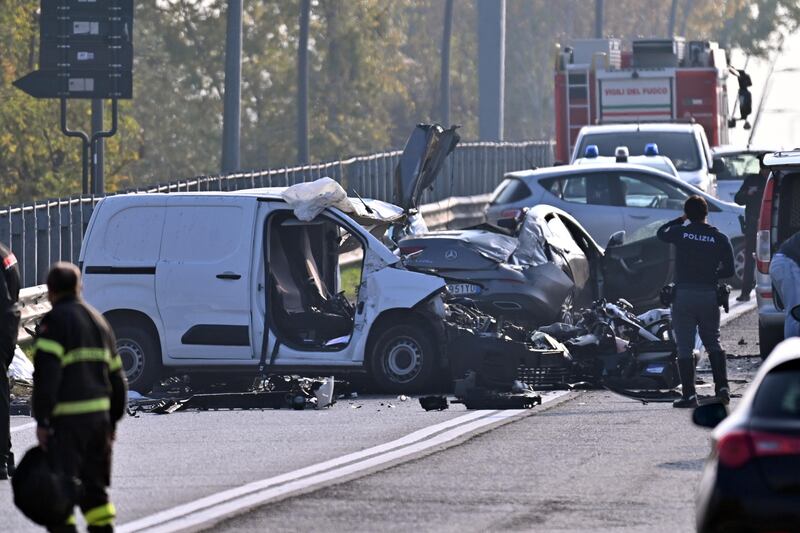 Le immagini dell'incidente di Bergamo: 2 morti e un ferito gravissimo 5