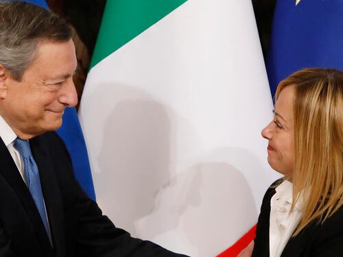 Draghi è un "alleato" di Giorgia Meloni
