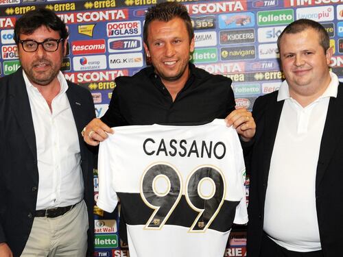 Il Parma apre al ritorno di Cassano: "Può tornare? Mai dire mai"
