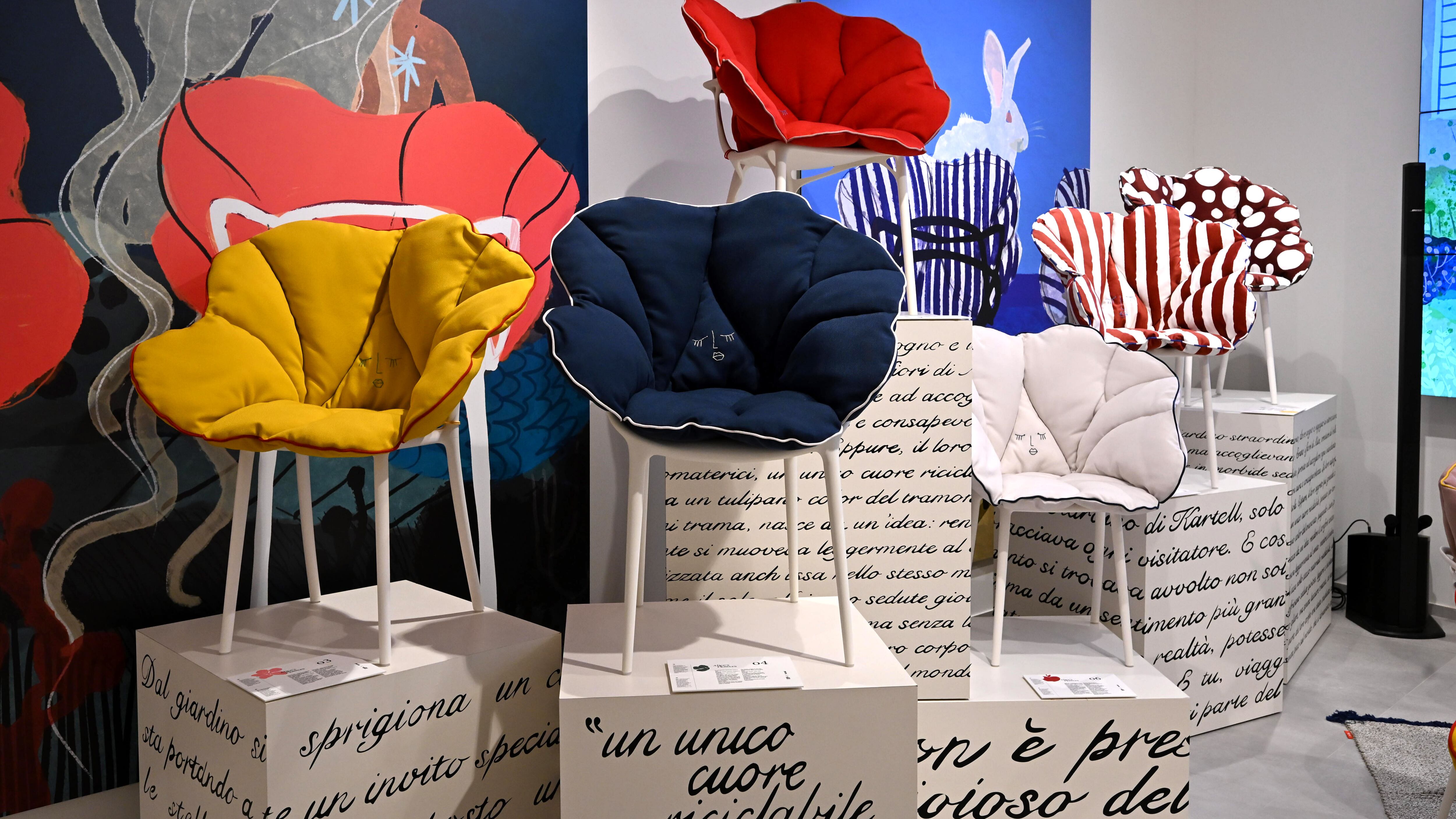Kartell si ispira alla natura con la seduta Alice’s Flowers