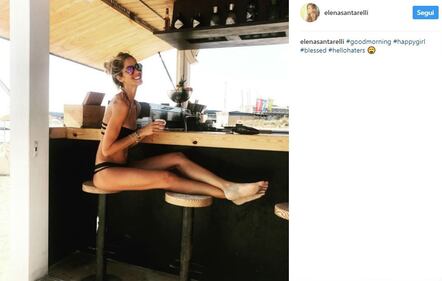 Elena Santarelli, bikini sexy contro gli hater 3