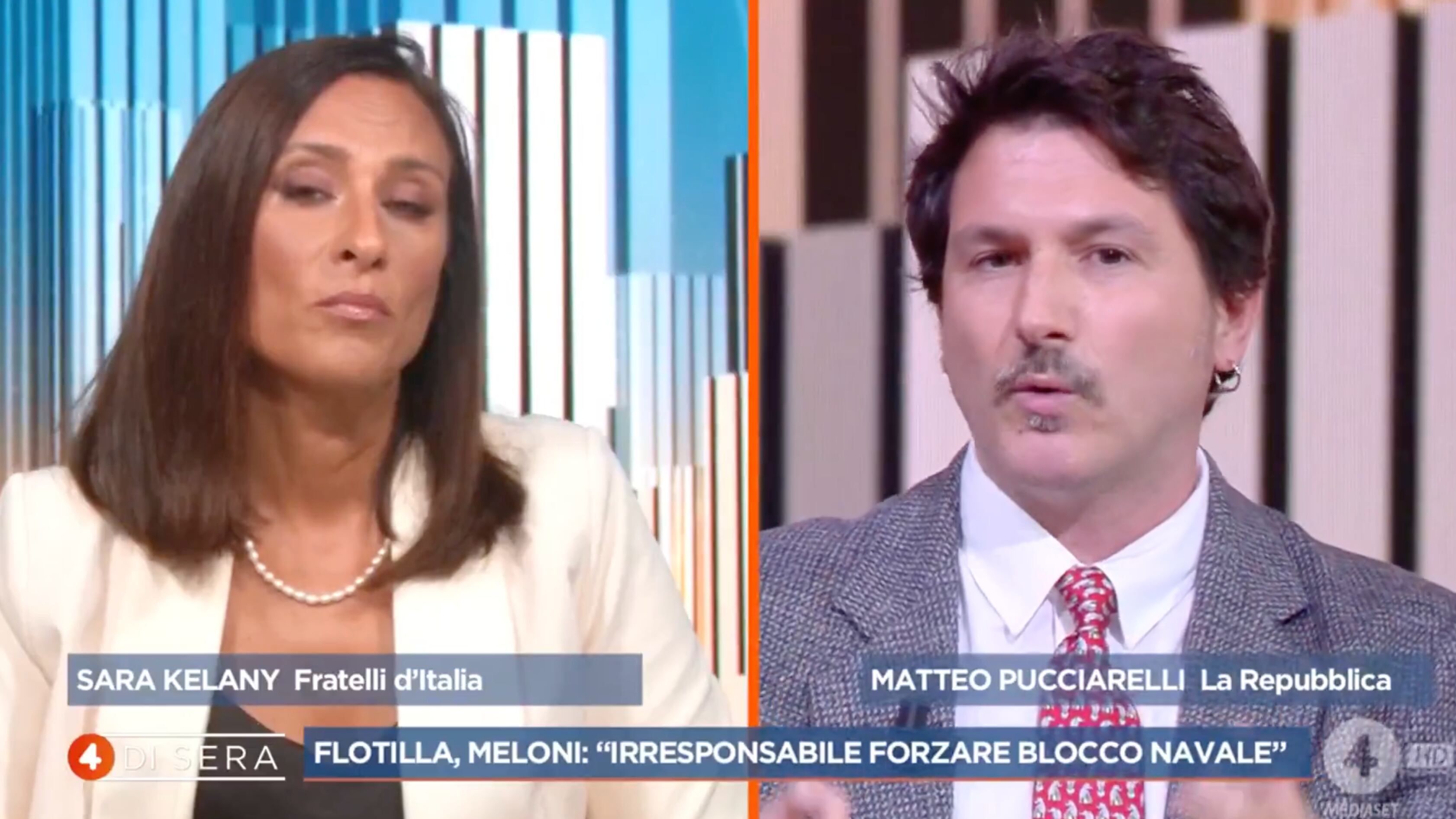 "Chi glielo ha detto?", "Le sigarette...". Scontro in diretta tv tra la deputata FdI e il giornalista