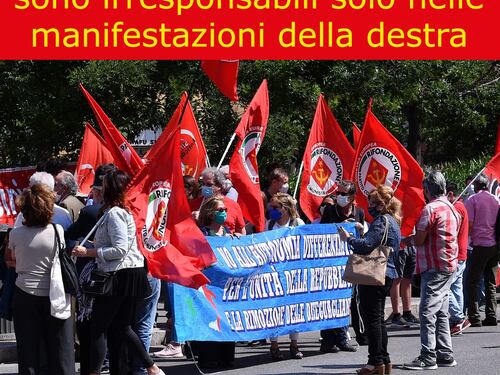 Ecco la satira del giorno: assembramenti pericolosi