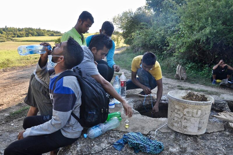 I migranti sulla rotta balcanica 2