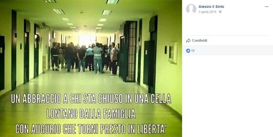 I post su Facebook di Alessio Il Sinto 5
