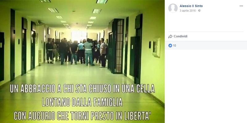 I post su Facebook di Alessio Il Sinto 5