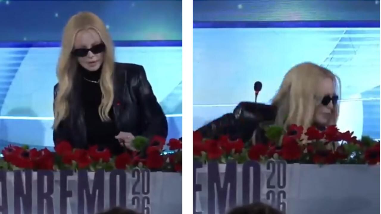 Incidente per Patty Pravo, cade dalla sedia in sala stampa