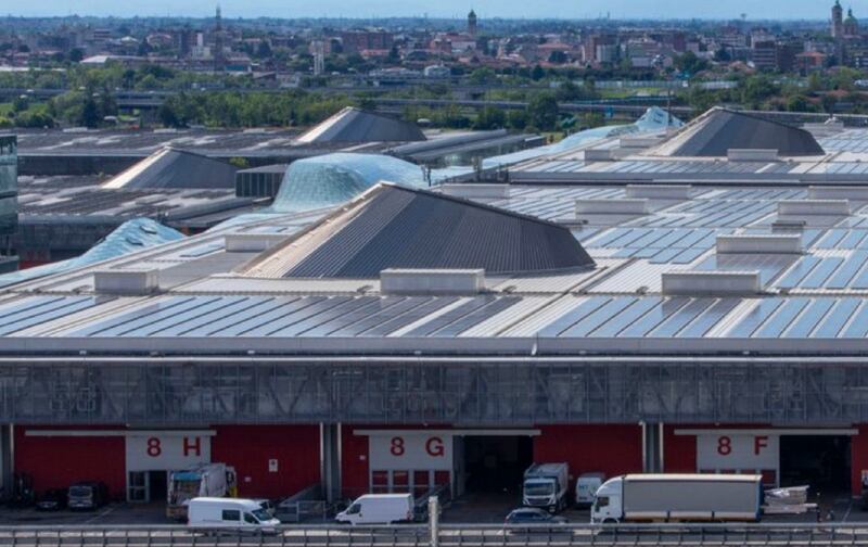 Fiera milano-pannelli solari quartiere espositivo Rho