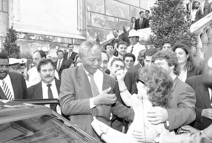 1990, Mandela in visita a Roma 10
