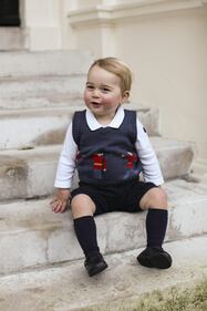Ecco le foto di Natale del principino George 1