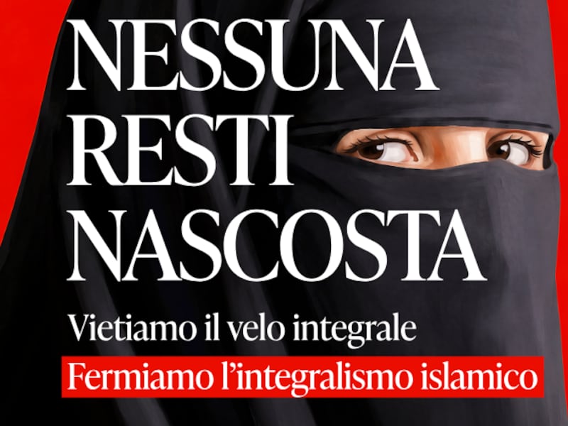 “Nessuna resti nascosta”. Al via la campagna di FdI a tutela delle donne contro l’integralismo islamico