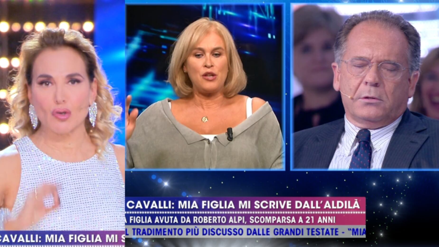 Marina Giulia Cavalli in contatto con la figlia morta? Cecchi Paone insorge