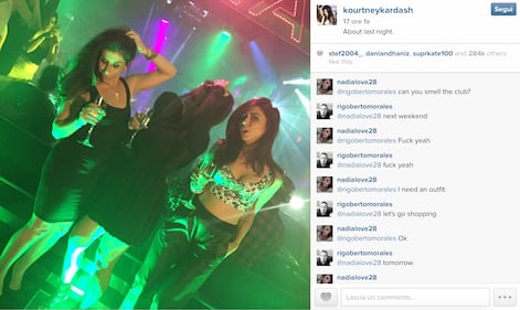 Kourtney Kardashian pompa il latte dal seno su Instagram 2