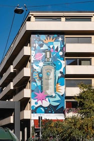 Gli street art più famosi reinterpretano il "blu" Bombay Sapphire 1