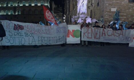 Celebrazioni in piazza della Signoria a Firenze 9