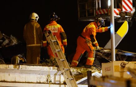 Glasgow, elicottero della polizia precipita su un pub 9