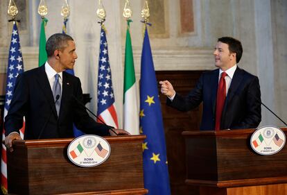 Renzi e Obama, la conferenza stampa 5