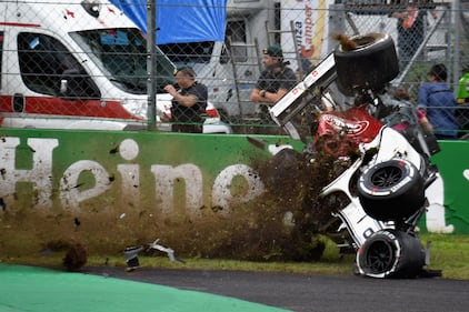 Formula Uno, Monza: la sequenza del terribile incidente di Ericsson 4