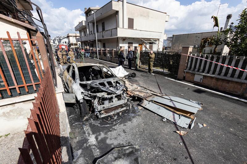 incidente aereo guidonia