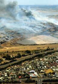 Australia, lo spettacolare incendio della miniera di carbone 4