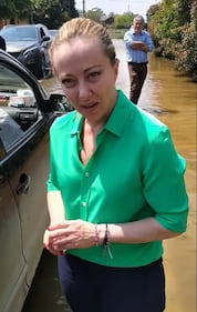 Giorgia Meloni in visita in Romagna