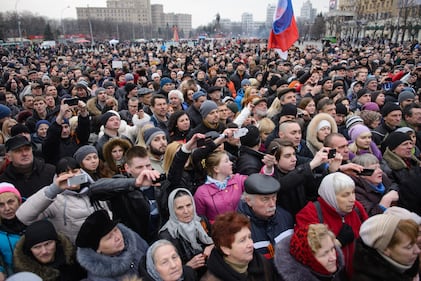Dimostrazioni filorusse in Crimea e Ucraina Orientale 8