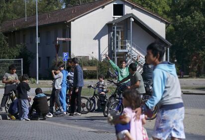 Germania, profughi all'ex base americana di Heidelberg 14