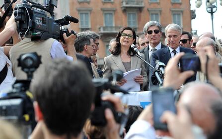 25 aprile, Laura Boldrini in Piazza Duomo 4
