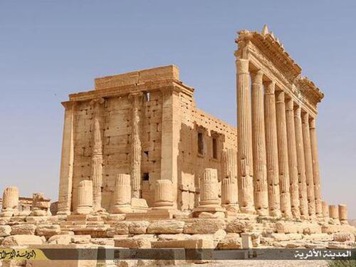 Palmira, il tempio di Bel è ancora in piedi