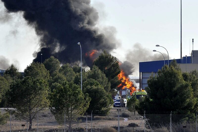 Incidente in base Nato spagnola: si schianta F-16 4