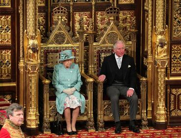 La Regina Elisabetta all'Houses of Parliament  6