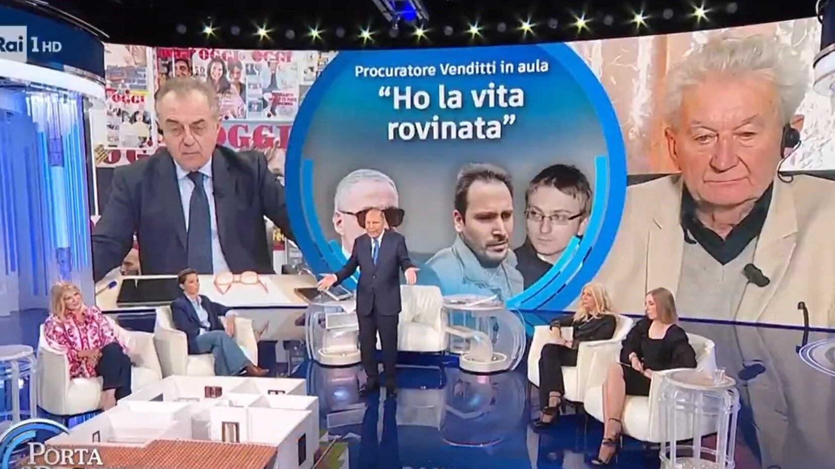 "Siamo in un programma di intrattenimento". Lovati fa infuriare Bruno Vespa a Porta a Porta