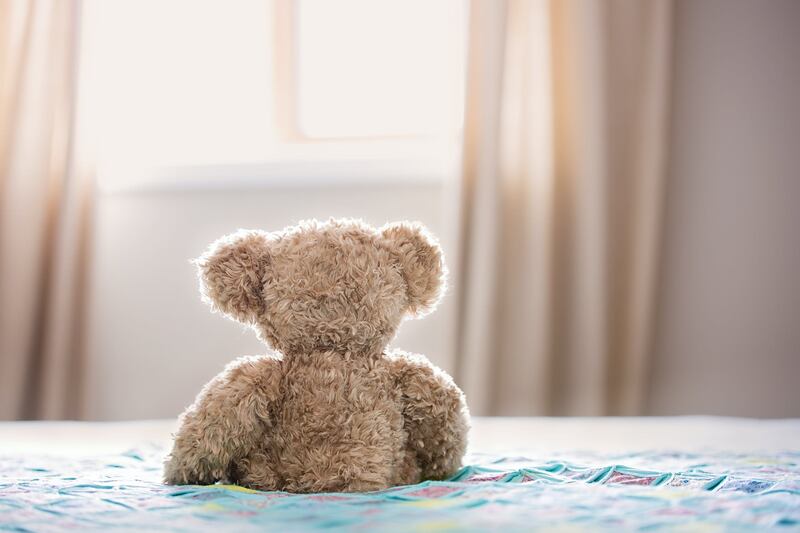Peluche a letto