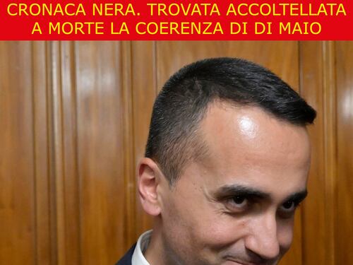 Ecco la satira del giorno. Trovata la coerenza di Di Maio