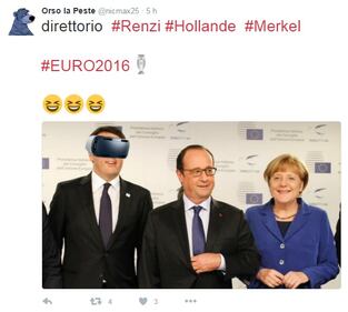 Si gioca Italia-Spagna, Renzi non può vederla: ironia sul web 1