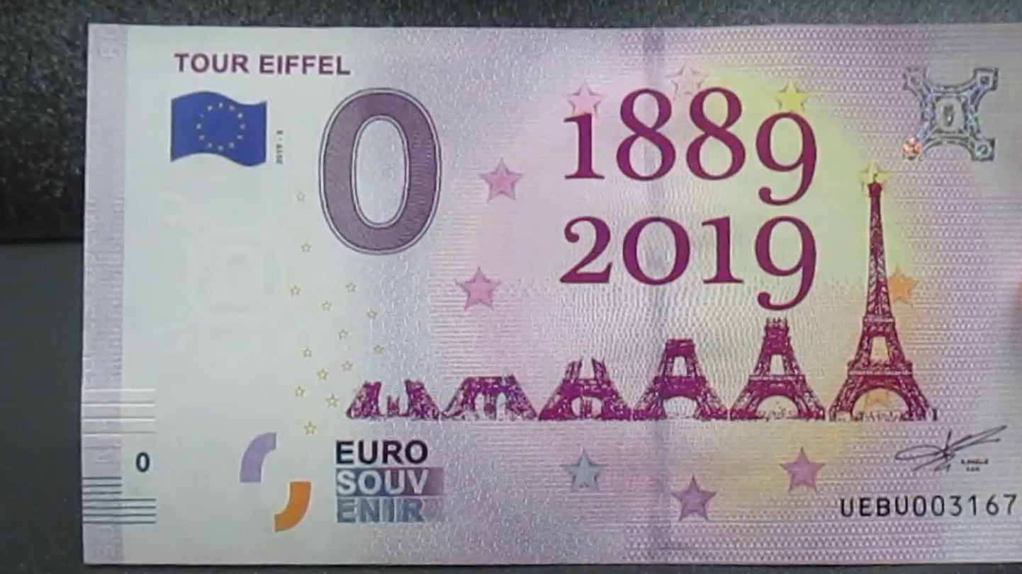 Caccia alla banconota da 0 euro: ecco a cosa serve e come averla