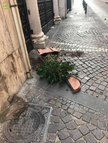 Napoli, vandali in azione a Chiaia: le immagini dei danni 6