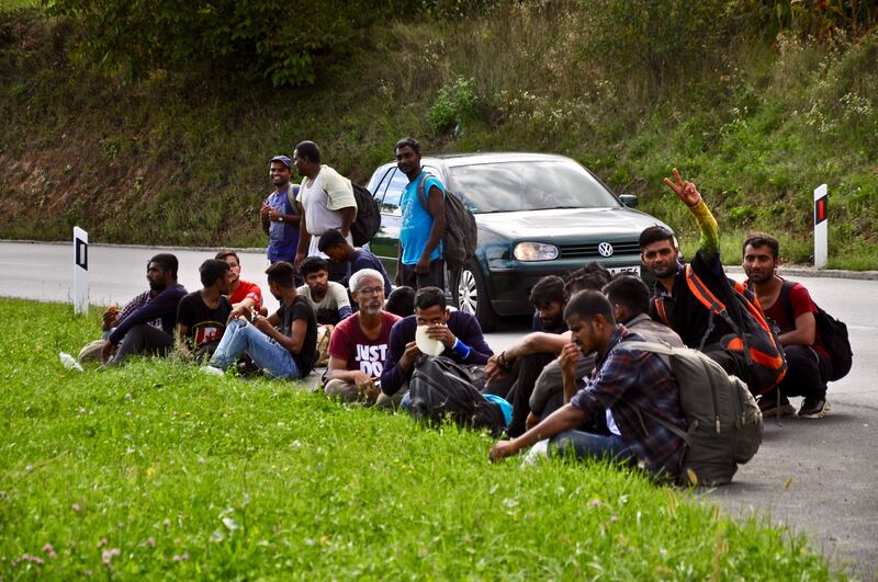 I migranti sulla rotta balcanica 3