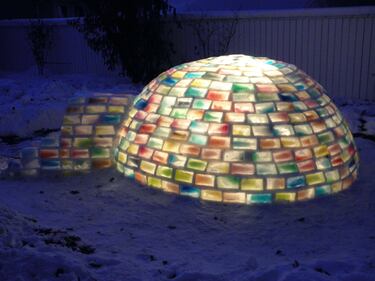 Un igloo fai da te: la creazione di Daniel Gray 16