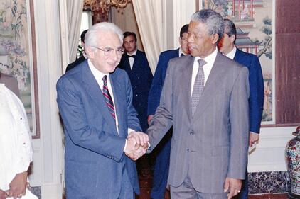 1990, Mandela in visita a Roma 8