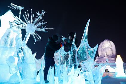 Cina, le foto dell'Ice & Snow Festival 2020 5