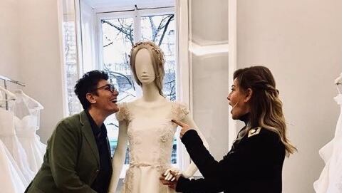 Eva Grimaldi, la sua futura sposa e il suo ex insieme sulla neve