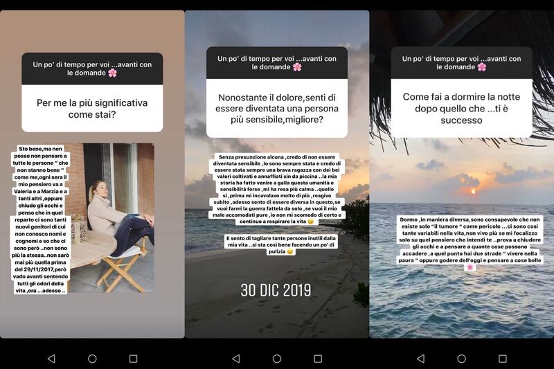 Elena Santarelli social