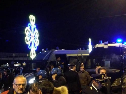 Caos a Bari durante i festeggiamenti di San Nicola
