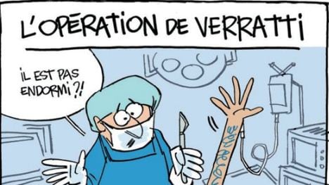 La vignetta dell'Equipe che deride gli italiani