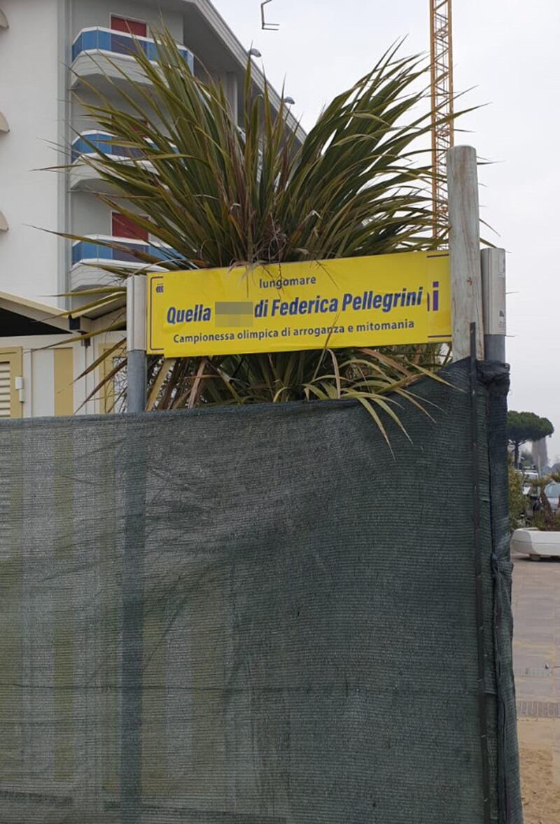 Cartello Pellegrini